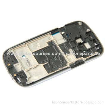 Middle Frame Housing Chassis Bezel for Samsung Galaxy S3 Mini i8190, Silver